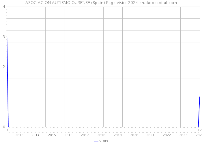 ASOCIACION AUTISMO OURENSE (Spain) Page visits 2024 