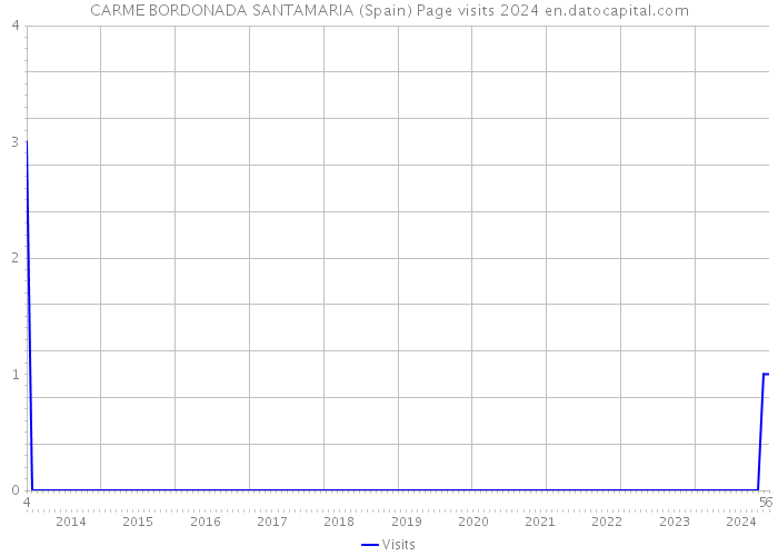 CARME BORDONADA SANTAMARIA (Spain) Page visits 2024 