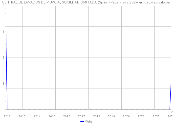 CENTRAL DE LAVADOS DE MURCIA, SOCIEDAD LIMITADA (Spain) Page visits 2024 