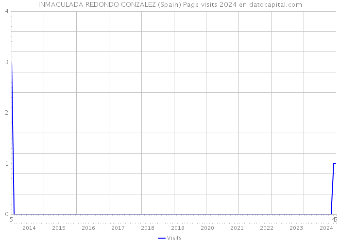 INMACULADA REDONDO GONZALEZ (Spain) Page visits 2024 