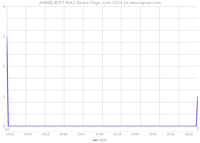 AHMED BUTT RIAZ (Spain) Page visits 2024 