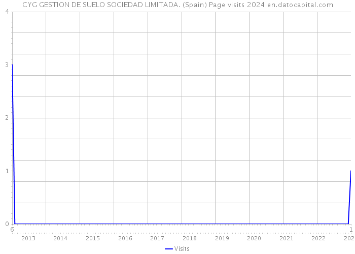 CYG GESTION DE SUELO SOCIEDAD LIMITADA. (Spain) Page visits 2024 