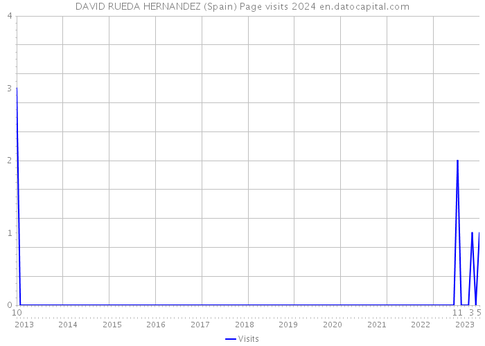 DAVID RUEDA HERNANDEZ (Spain) Page visits 2024 