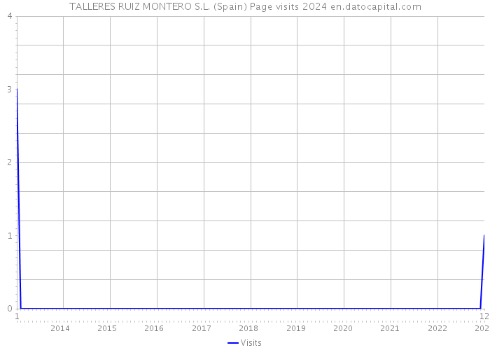 TALLERES RUIZ MONTERO S.L. (Spain) Page visits 2024 