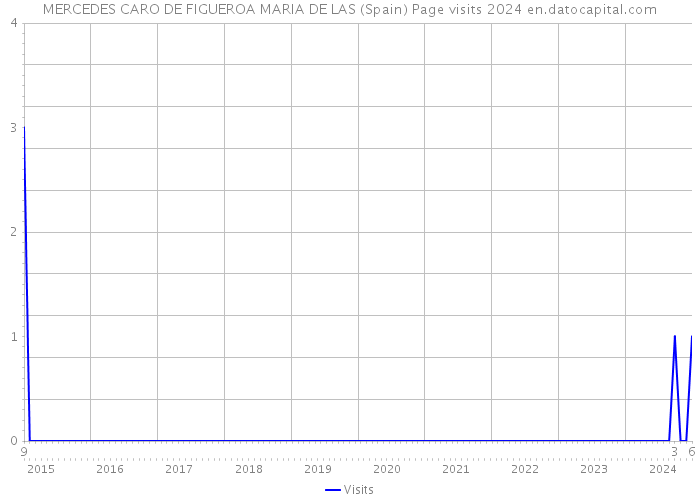 MERCEDES CARO DE FIGUEROA MARIA DE LAS (Spain) Page visits 2024 