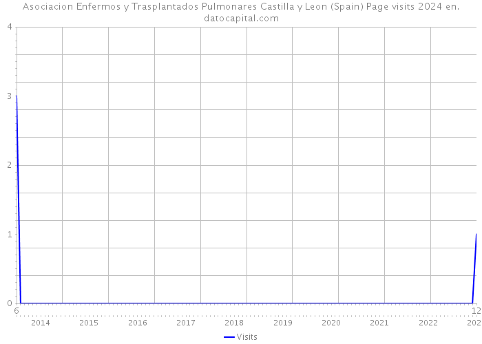 Asociacion Enfermos y Trasplantados Pulmonares Castilla y Leon (Spain) Page visits 2024 