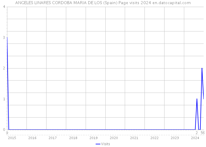 ANGELES LINARES CORDOBA MARIA DE LOS (Spain) Page visits 2024 