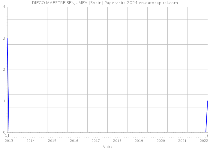 DIEGO MAESTRE BENJUMEA (Spain) Page visits 2024 