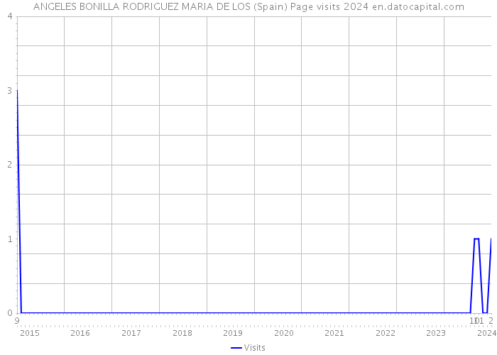 ANGELES BONILLA RODRIGUEZ MARIA DE LOS (Spain) Page visits 2024 