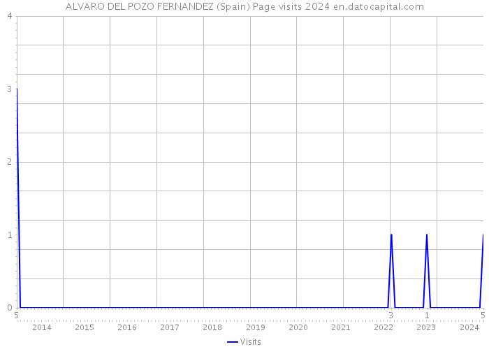ALVARO DEL POZO FERNANDEZ (Spain) Page visits 2024 