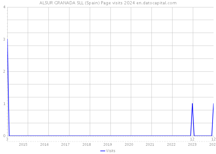 ALSUR GRANADA SLL (Spain) Page visits 2024 