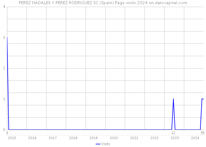 PEREZ NADALES Y PEREZ RODRIGUEZ SC (Spain) Page visits 2024 