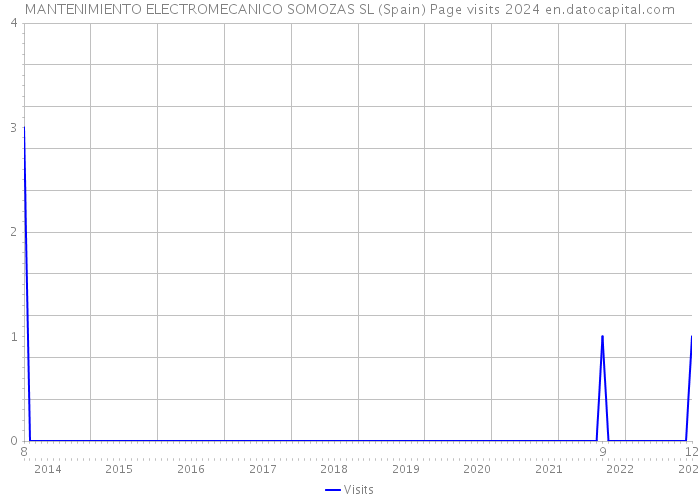 MANTENIMIENTO ELECTROMECANICO SOMOZAS SL (Spain) Page visits 2024 