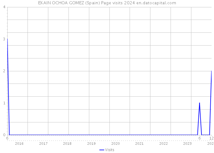 EKAIN OCHOA GOMEZ (Spain) Page visits 2024 
