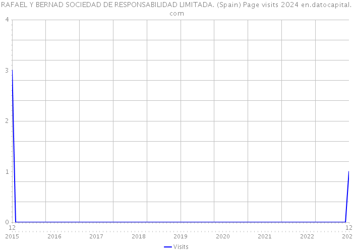 RAFAEL Y BERNAD SOCIEDAD DE RESPONSABILIDAD LIMITADA. (Spain) Page visits 2024 