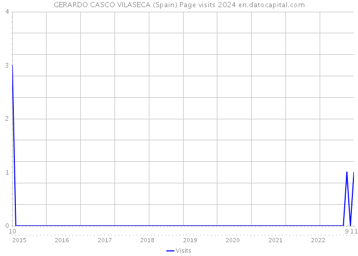 GERARDO CASCO VILASECA (Spain) Page visits 2024 