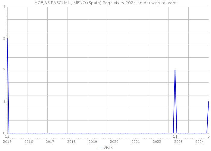 AGEJAS PASCUAL JIMENO (Spain) Page visits 2024 