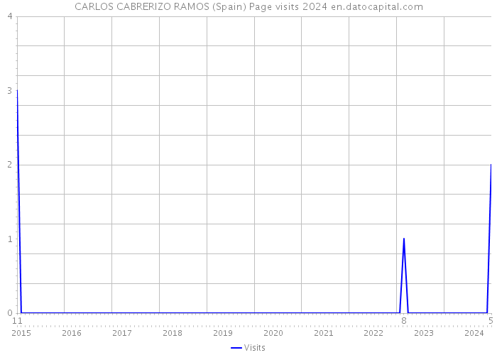 CARLOS CABRERIZO RAMOS (Spain) Page visits 2024 