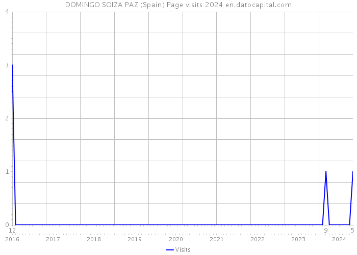 DOMINGO SOIZA PAZ (Spain) Page visits 2024 