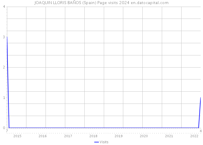 JOAQUIN LLORIS BAÑOS (Spain) Page visits 2024 
