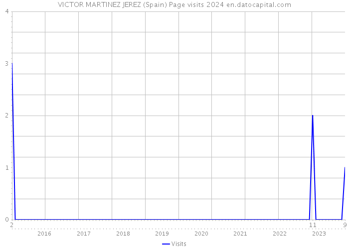 VICTOR MARTINEZ JEREZ (Spain) Page visits 2024 