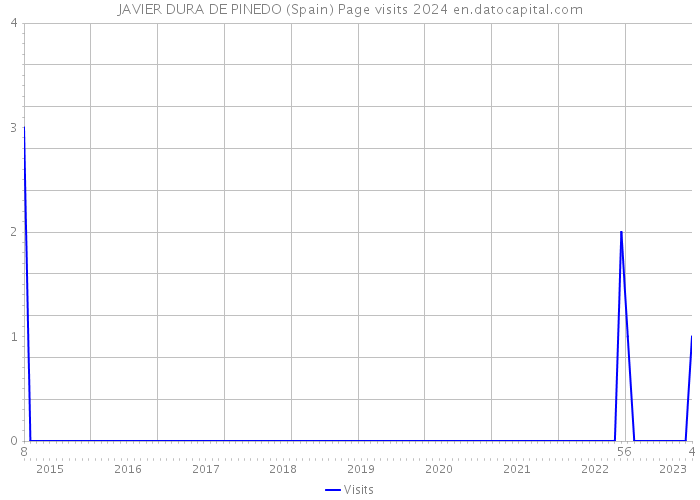 JAVIER DURA DE PINEDO (Spain) Page visits 2024 