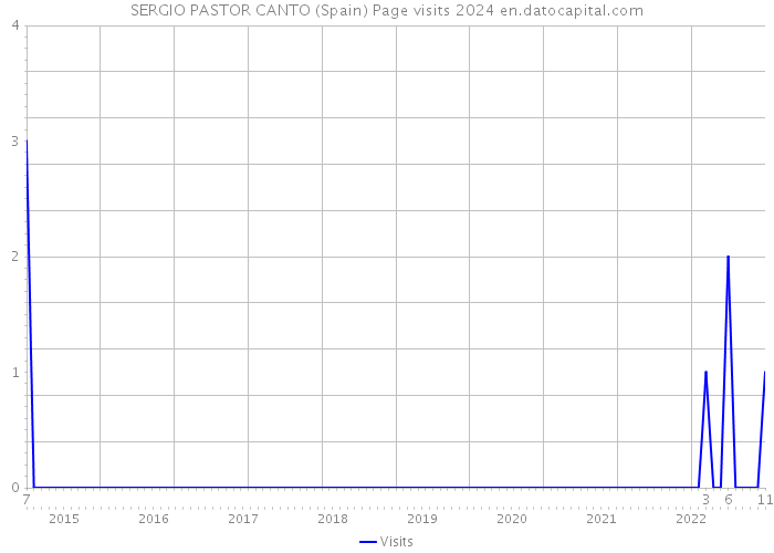 SERGIO PASTOR CANTO (Spain) Page visits 2024 