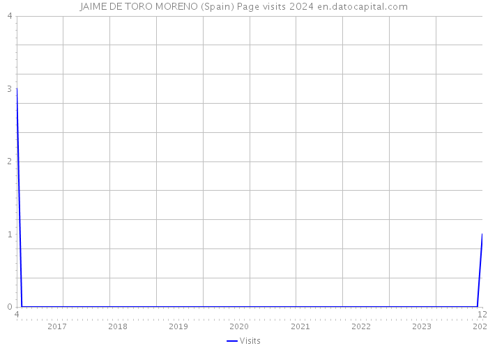 JAIME DE TORO MORENO (Spain) Page visits 2024 