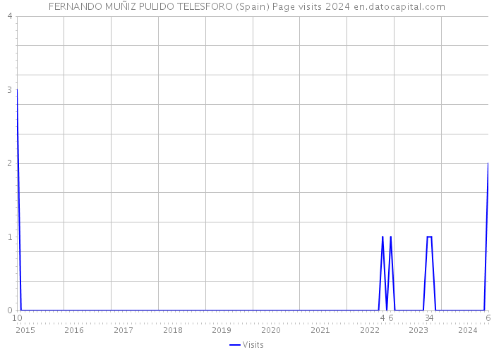 FERNANDO MUÑIZ PULIDO TELESFORO (Spain) Page visits 2024 