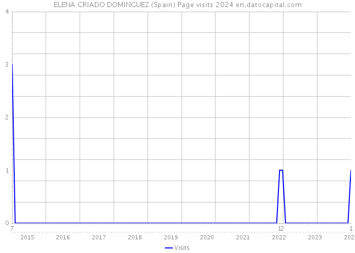 ELENA CRIADO DOMINGUEZ (Spain) Page visits 2024 