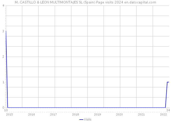 M. CASTILLO & LEON MULTIMONTAJES SL (Spain) Page visits 2024 