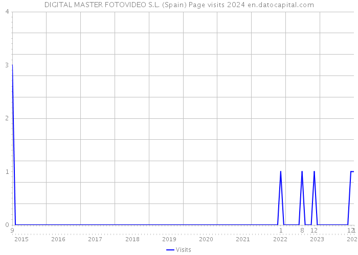 DIGITAL MASTER FOTOVIDEO S.L. (Spain) Page visits 2024 