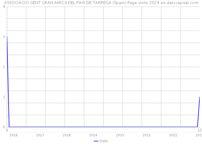 ASSOCIACIO GENT GRAN AMICS DEL PAIS DE TARREGA (Spain) Page visits 2024 
