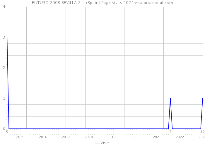FUTURO 2003 SEVILLA S.L. (Spain) Page visits 2024 