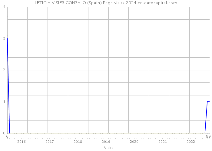 LETICIA VISIER GONZALO (Spain) Page visits 2024 