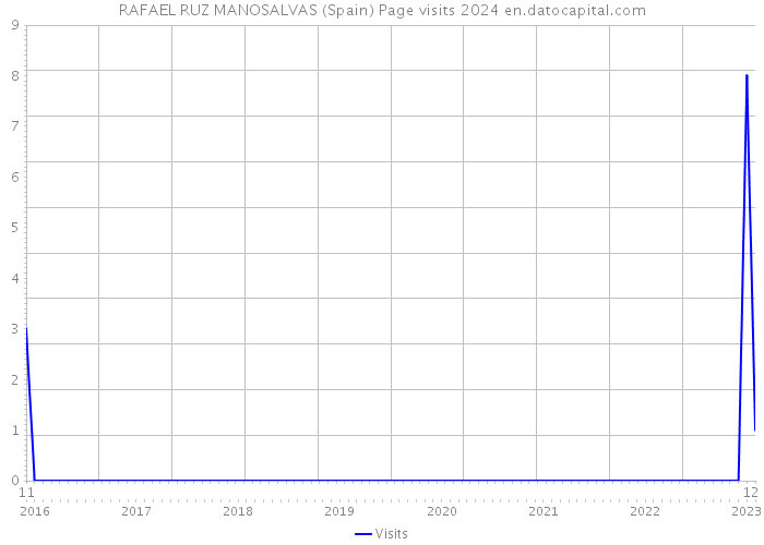 RAFAEL RUZ MANOSALVAS (Spain) Page visits 2024 