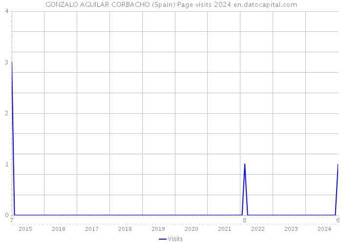 GONZALO AGUILAR CORBACHO (Spain) Page visits 2024 