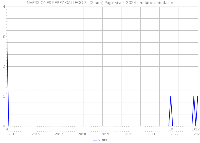 INVERSIONES PEREZ GALLEGO SL (Spain) Page visits 2024 