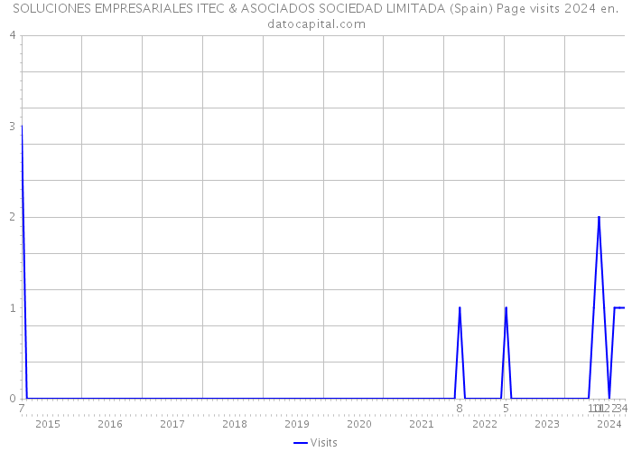 SOLUCIONES EMPRESARIALES ITEC & ASOCIADOS SOCIEDAD LIMITADA (Spain) Page visits 2024 