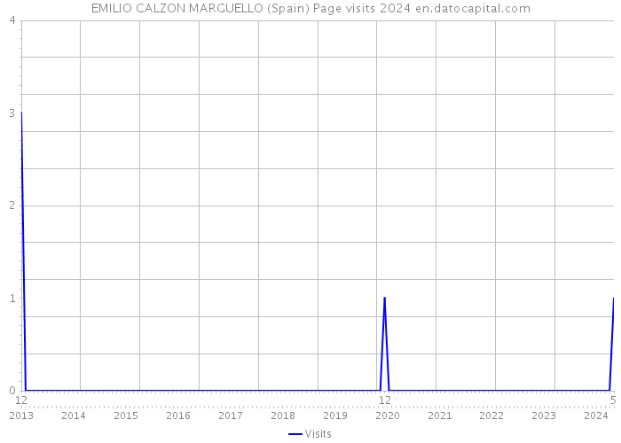 EMILIO CALZON MARGUELLO (Spain) Page visits 2024 