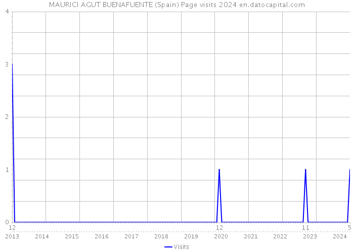 MAURICI AGUT BUENAFUENTE (Spain) Page visits 2024 