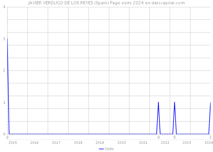 JAVIER VERDUGO DE LOS REYES (Spain) Page visits 2024 