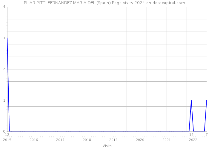 PILAR PITTI FERNANDEZ MARIA DEL (Spain) Page visits 2024 