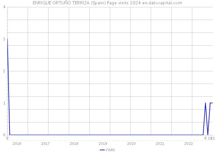 ENRIQUE ORTUÑO TERRIZA (Spain) Page visits 2024 