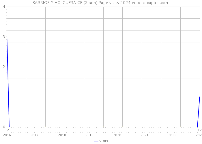 BARRIOS Y HOLGUERA CB (Spain) Page visits 2024 