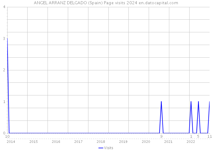 ANGEL ARRANZ DELGADO (Spain) Page visits 2024 
