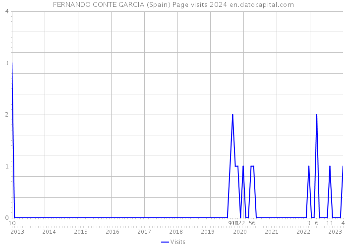 FERNANDO CONTE GARCIA (Spain) Page visits 2024 