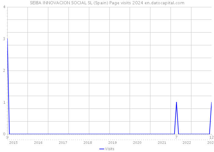 SEIBA INNOVACION SOCIAL SL (Spain) Page visits 2024 