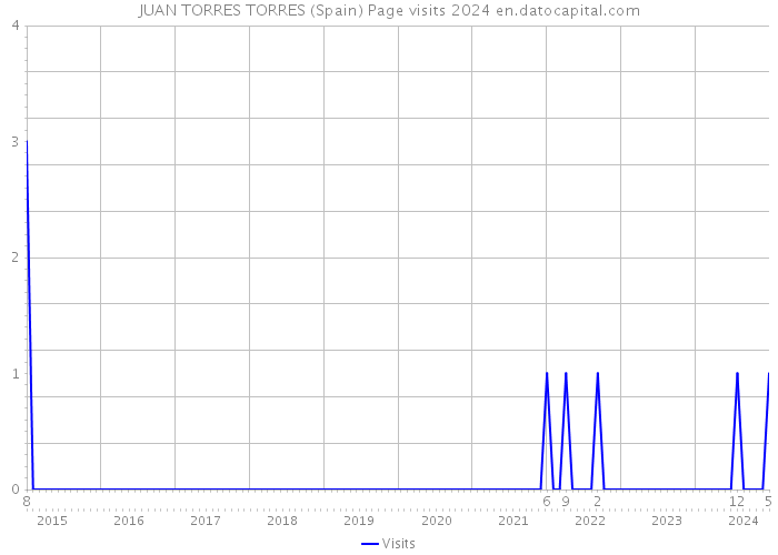 JUAN TORRES TORRES (Spain) Page visits 2024 