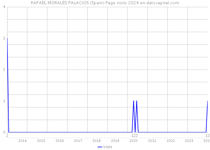 RAFAEL MORALES PALACIOS (Spain) Page visits 2024 